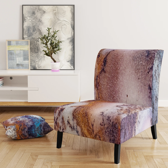 Designart 'Decorative Stone Moss Agate Close Up' Upholstered Traditional Accent Chair