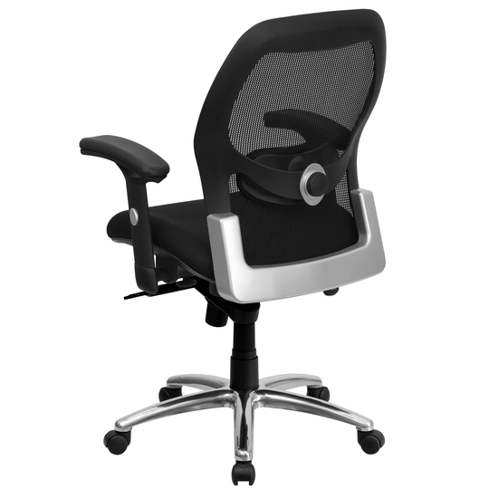 Mid-Back Super Mesh Executive Swivel Office Chair with Knee Tilt Control