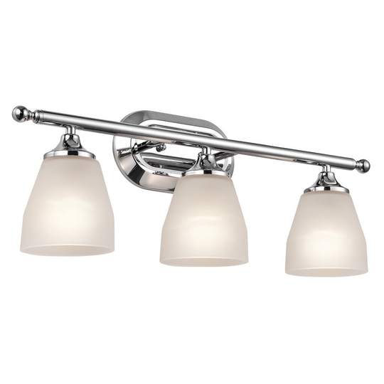 Kichler Lighting Ansonia Collection 3-light Chrome Bath/Vanity Light