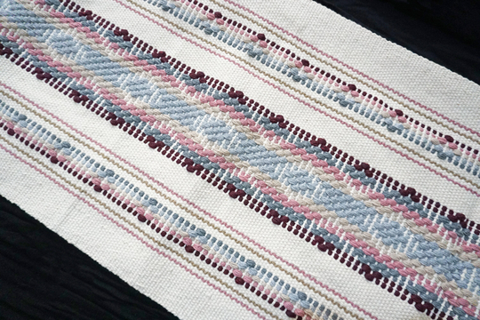 Mexican Handmade Table Runner 230cm X 36cm/Mexico Boho Oaxaca | Santo Tomás Jalieza
