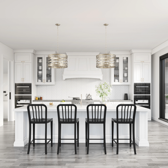 4 Light Pendant Fixture in Multiple Finishes