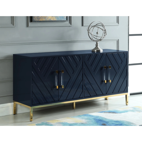 Strick & Bolton Fourier Geometric 4-door Sideboard