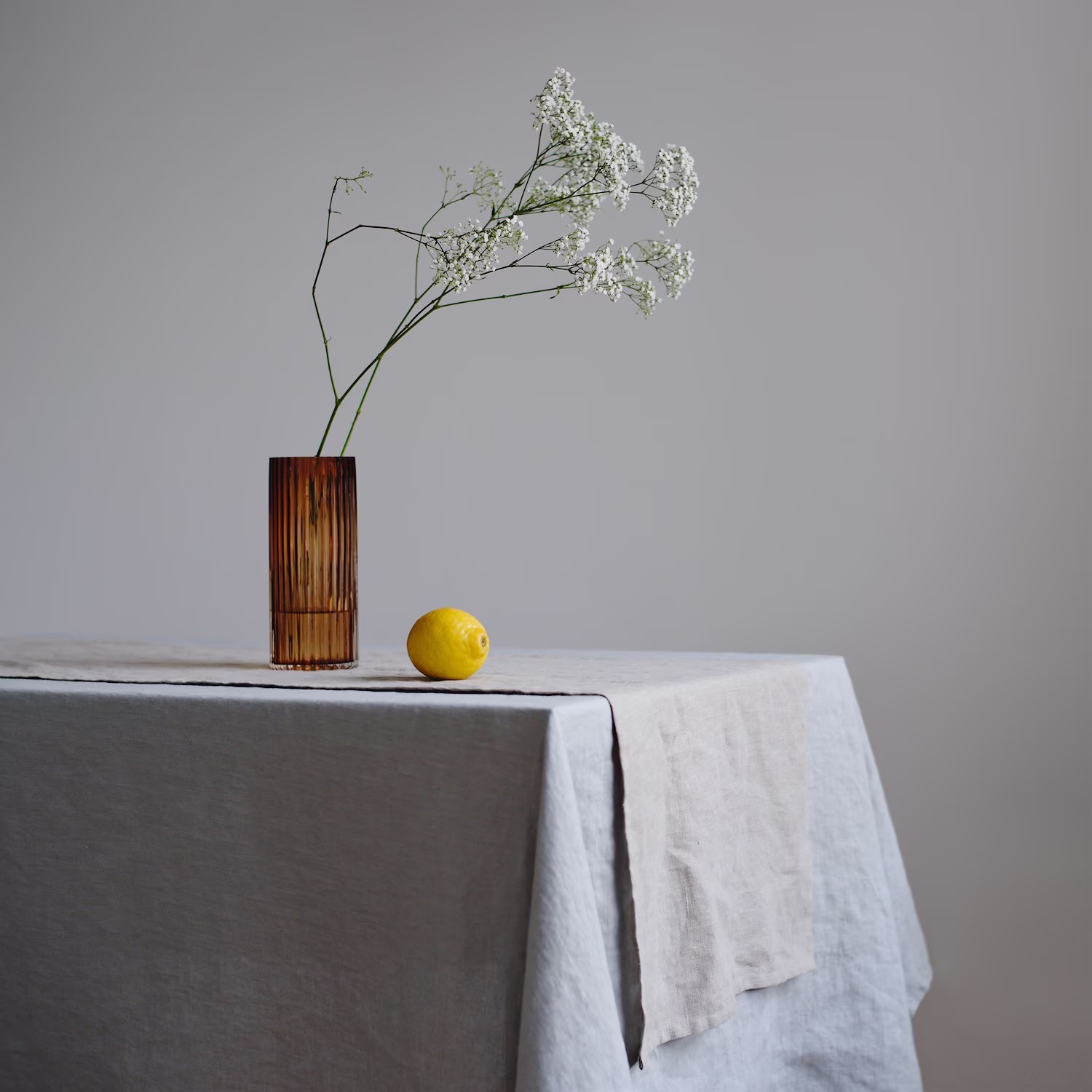 Linen Table Runner, Handmade Runner, Natural Linen Runner, Zero Waste Tableware, Minimalist Kitchen, Reusable