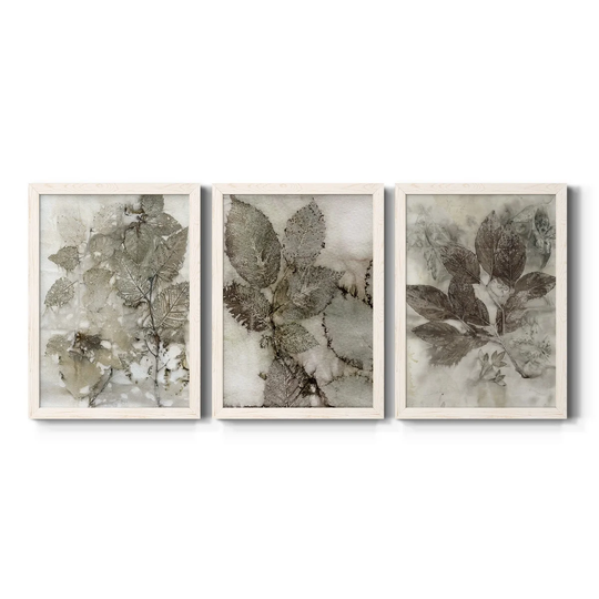 Birch Leaves I-Premium Framed Canvas - Ready to Hang - Multi-Color
