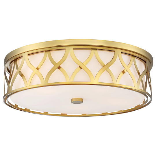 5 Light Led Flush Mount by Minka Lavery - Liberty Gold