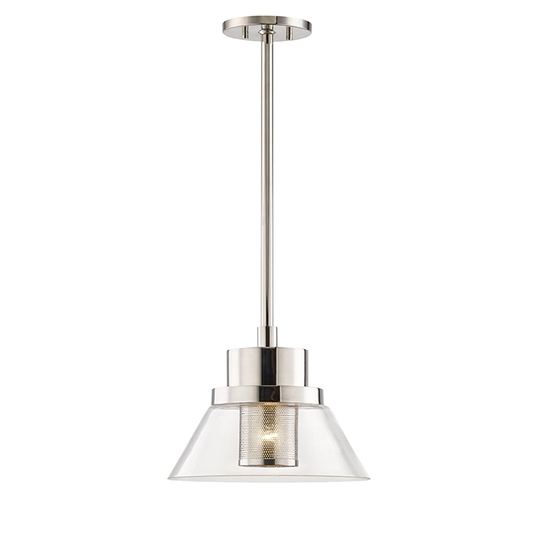 Hudson Valley Paoli 1-light Polished Nickel Small Pendant