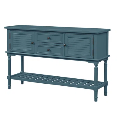 Lek 47.05" Wide 2 Drawer Pine Solid Wood Sideboard