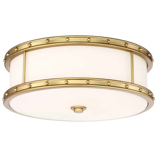 3 Light Led Flush Mount by Minka Lavery - Liberty Gold