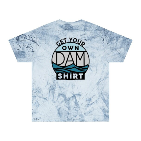 Smith Lake Get Your Own Dam Shirt Color Blast Tee Short Sleeve T-Shirt Funny Alabama Themed Graphic Print Tie Dye Adult Unisex