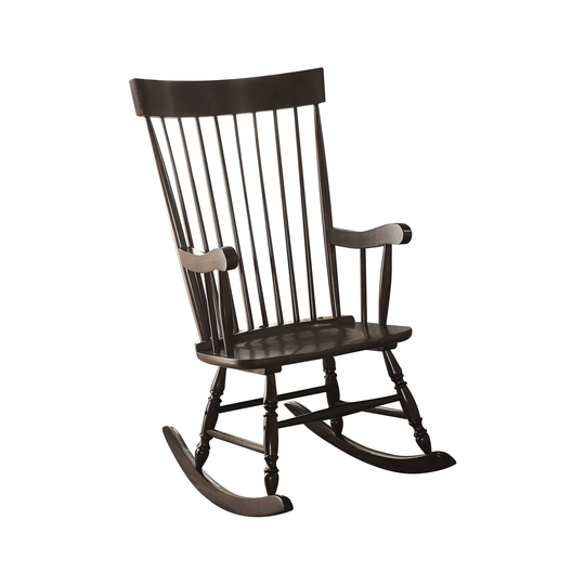 ACME Arlo Wooden Arm Rocking Chair in Black