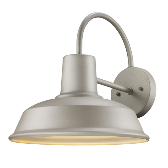 Outdoor Imports SL One Light Outdoor Wall Mount Silver - Exact Size