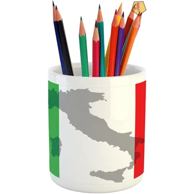 Pencil Pen Holder, Ceramic Pencil Holder For Desk Office Accessory