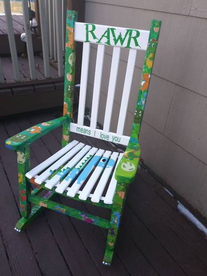 From The Seanny Collection Dinosaur Rawr Chair