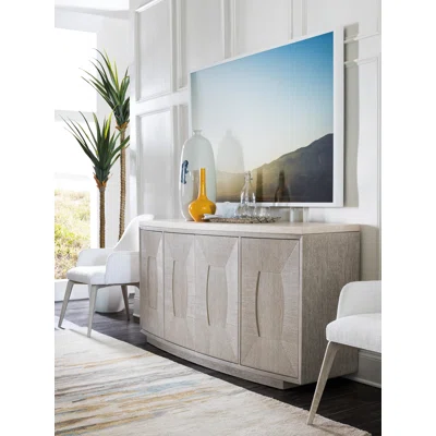 Mar Monte 69.25" Wide 1 Drawer Oak Wood Sideboard