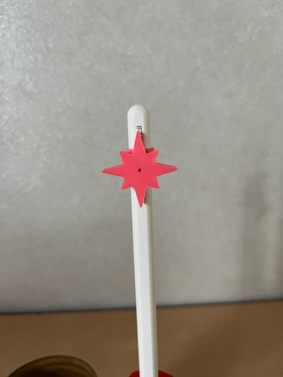 star Clip 3D Printed For Apple Pencil/Pencil