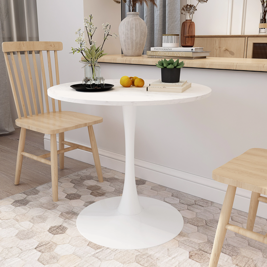 32"Modern Round Dining Table,End Table Leisure Coffee Table