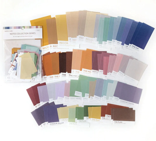 100 Pcs Vintage Colored Papers, Junk Journal Kit, Memo Deco Paper, Ephemera, Retro, Colors, Minimalist, Tone, Neutrals