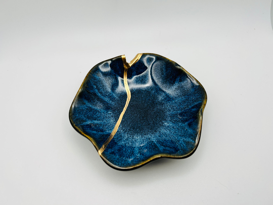 Kintsugi Bowl, Blue Lotus Pottery, Gifts For Her, Minimalist, Art, Kit, Home Decor, Handmade