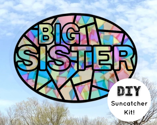 Big Sister Craft Kit For Kid, Diy Art Girl, Pregnancy Announcement To Sister, New Gift Little Sibling