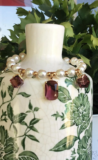 Cute Cat Necklace, Crystal Puppy Necklace Dog Wedding Necklace.wine Necklace.pearl Necklace.dog Birthday Gift Pearl