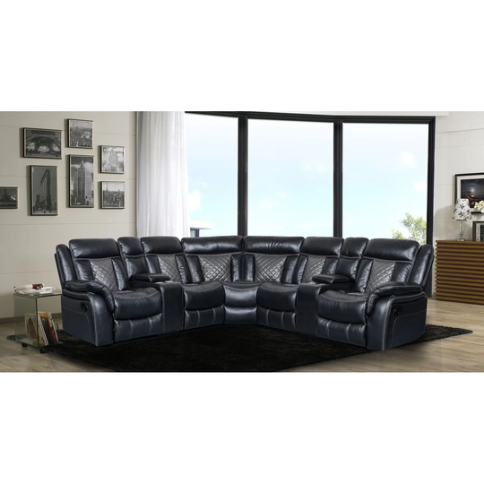 Nogario Curved Sectional Sofa
