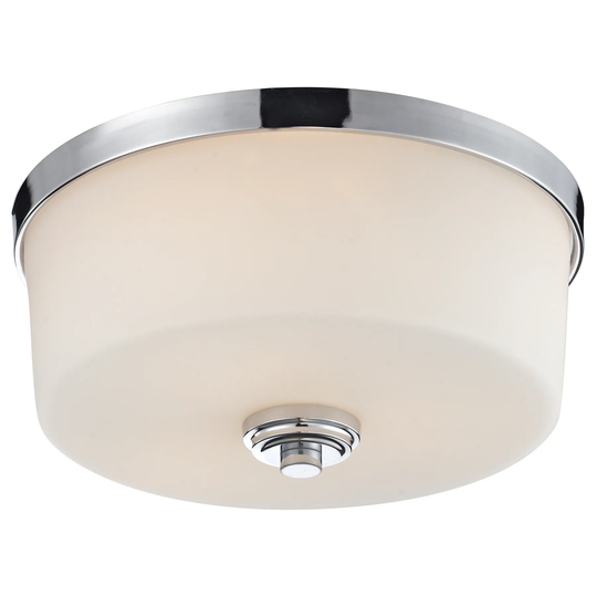 Avery Home Lighting Lamina Chrome 3-light Flush-mount Light