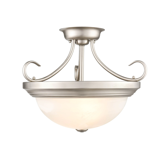 Millennium Lighting Metal 2 Light Semi-Flush Ceiling Mount in Multiple Finishes - N/A