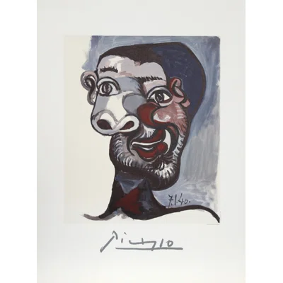 Tete De Homme by - Painting on