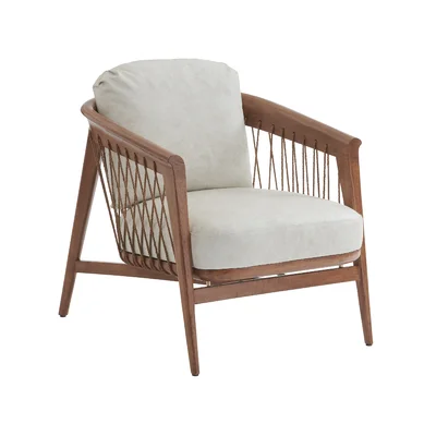 Palm Desert 27.5" W Genuine Leather Top Grain Leather Armchair