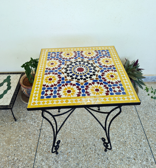 Personalized Handmade Mosaic Table - Create Your Own Dining/Coffee Outdoor Indoor Provide Us With The Colors, Size, & Shape