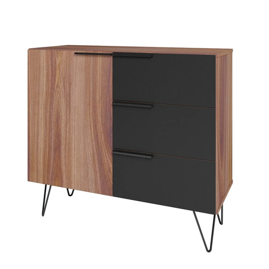 Manhattan Comfort Beekman 35.43 Sideboard with 2 Shelves