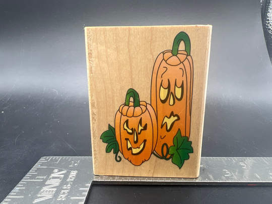 Jack O Lantern Halloween Rubber Stamps - Used View All Photos