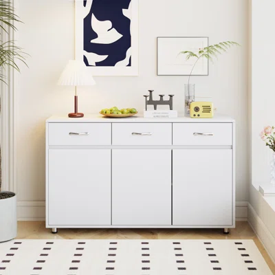 Marilin 52.4'' Wide 3 Drawer Sideboard