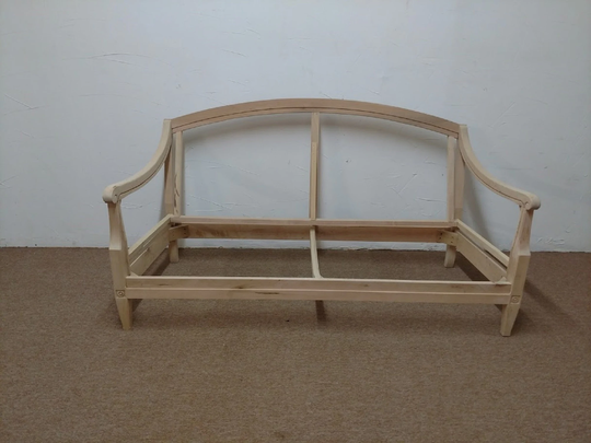 Unfinished/Raw Abbey Sofa Frame