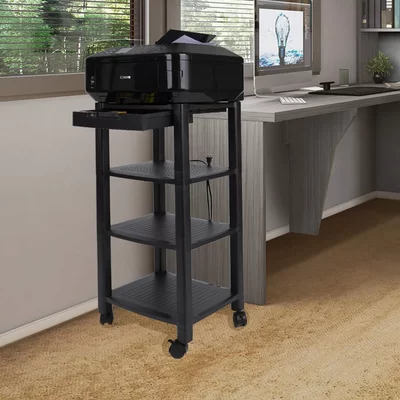 Printer Stand with Wheels