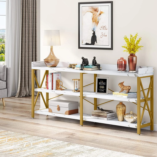 Extra Long Console Table, Narrow Sofa Table Behind Couch