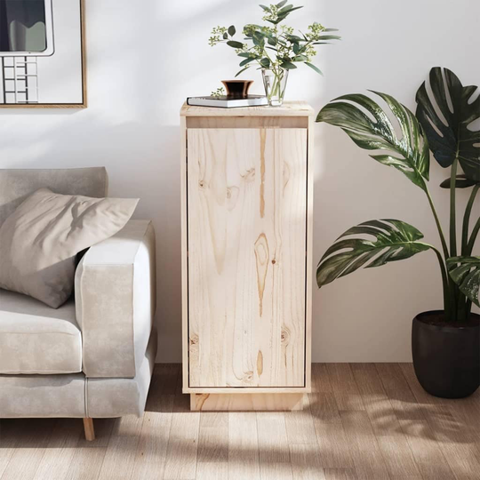 Sideboard 12.4"x13.4"x29.5" Solid Wood Pine