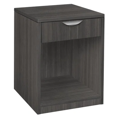 Ebern Designs Legacy Wood Printer Stand- Ash Grey