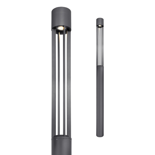 Tech Lighting Turbo Single Light 8" Wide 55 Watt Integrated LED Post