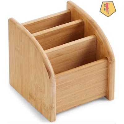 Desk Organizer 3 Tier Bamboo Mini Desk Storage For Office Supplies, Toiletries, Crafts, Great For Desk, Vanity, Tabletop In Home Or Office Makeup Orga