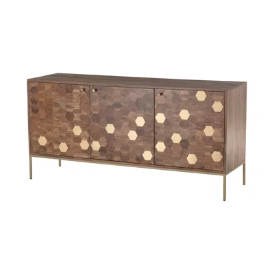 Debnam 61" Wide Acacia Solid Wood Sideboard