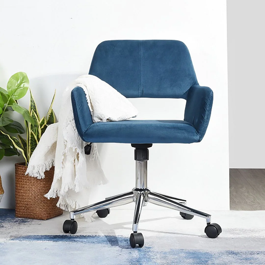 Velvet Desk Chair,Modern Home Office Chair