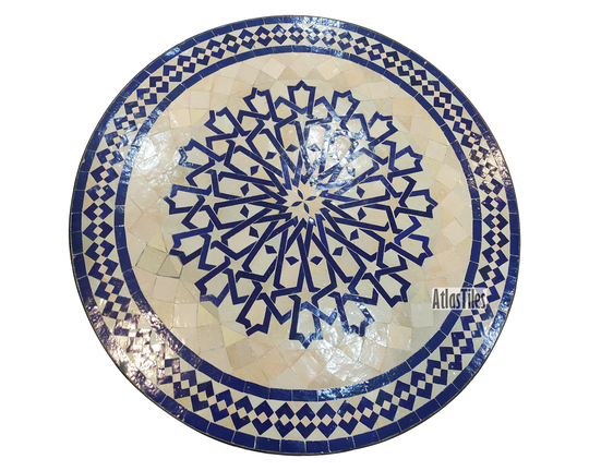 Moroccan Mosaic Table For Outdoor Patio 100% Handmade, Amazing Indoor & Mosaic, Handcrafted Table, Round Table, Customizable