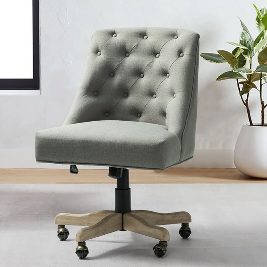 Modern Office Chair with Tufted Back