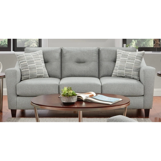 TNT Charcoal Track Arm Stationary Sofa
