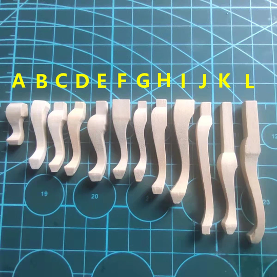 Dollhouse Furniture Leg Miniature Chair Furniture Small Wooden Table Spare Parts Unfinished