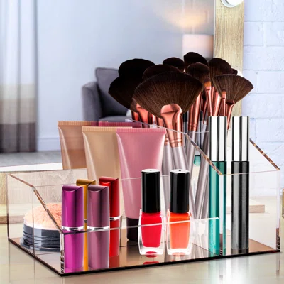 Acrylic Pen Holder & Makeup Brush Organizer Holder