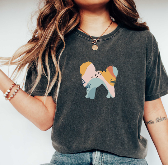 Comfort Colors Boho Shirt, Havanese Top, T-Shirt, Comfy Oversized Dog Dog, Gift