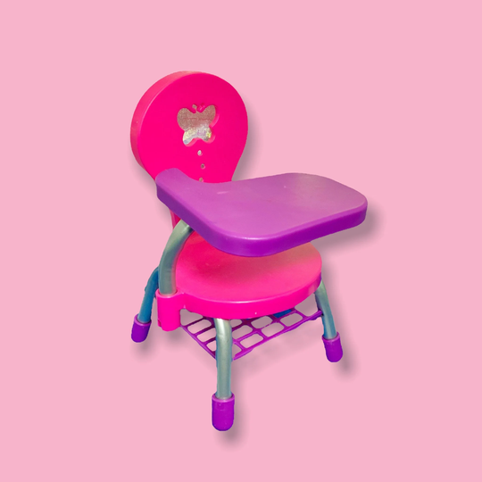 Vintage Y2K Plastic Toy Doll Chair
