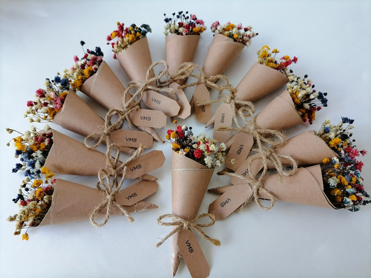 Christmas Favors Bulk, Colorful Christmas, Wedding For Guests, Dried Flowers Favors, Boho Wedding Decor, Personalized Party